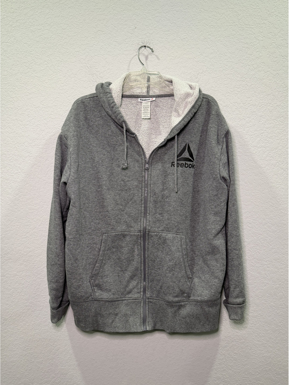 Reebok Full Zip Hooded Fleece Jacket - XL